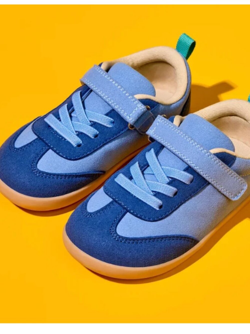 Nearly New - Ten Little Retro Suede Sneakers